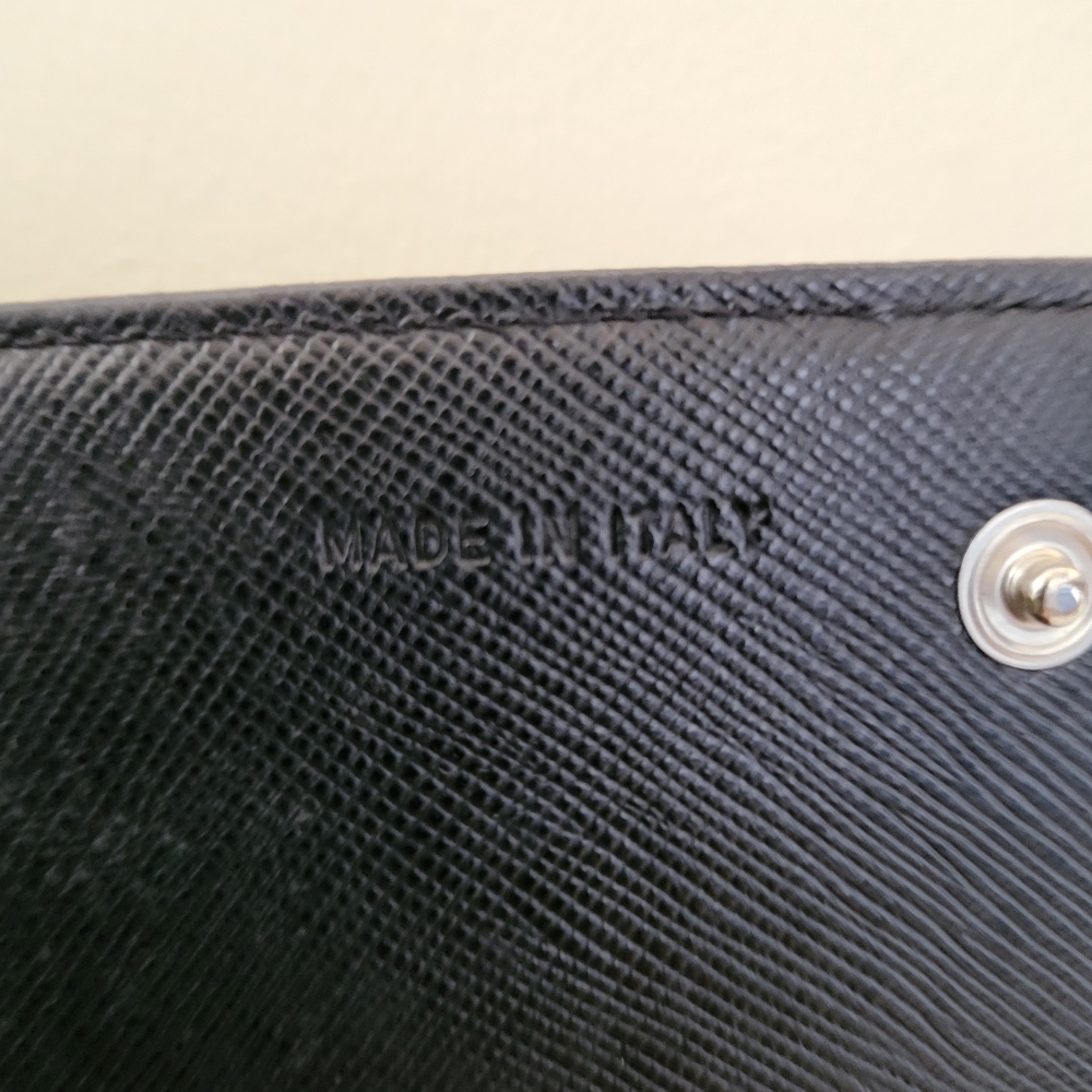 Prada Leather Nylon Fabric Long Bifold Wallet..Authentic.. - Picture 7 of 16